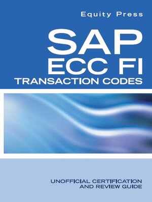 cover image of SAP ECC FI Transaction Codes